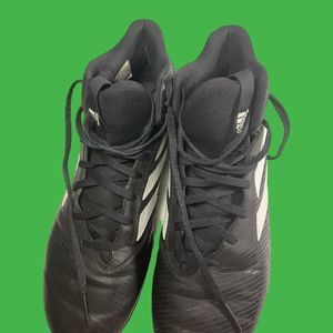 Adidas Cleats Size 9.5 CLU 600001 Black/White Soccer/Football